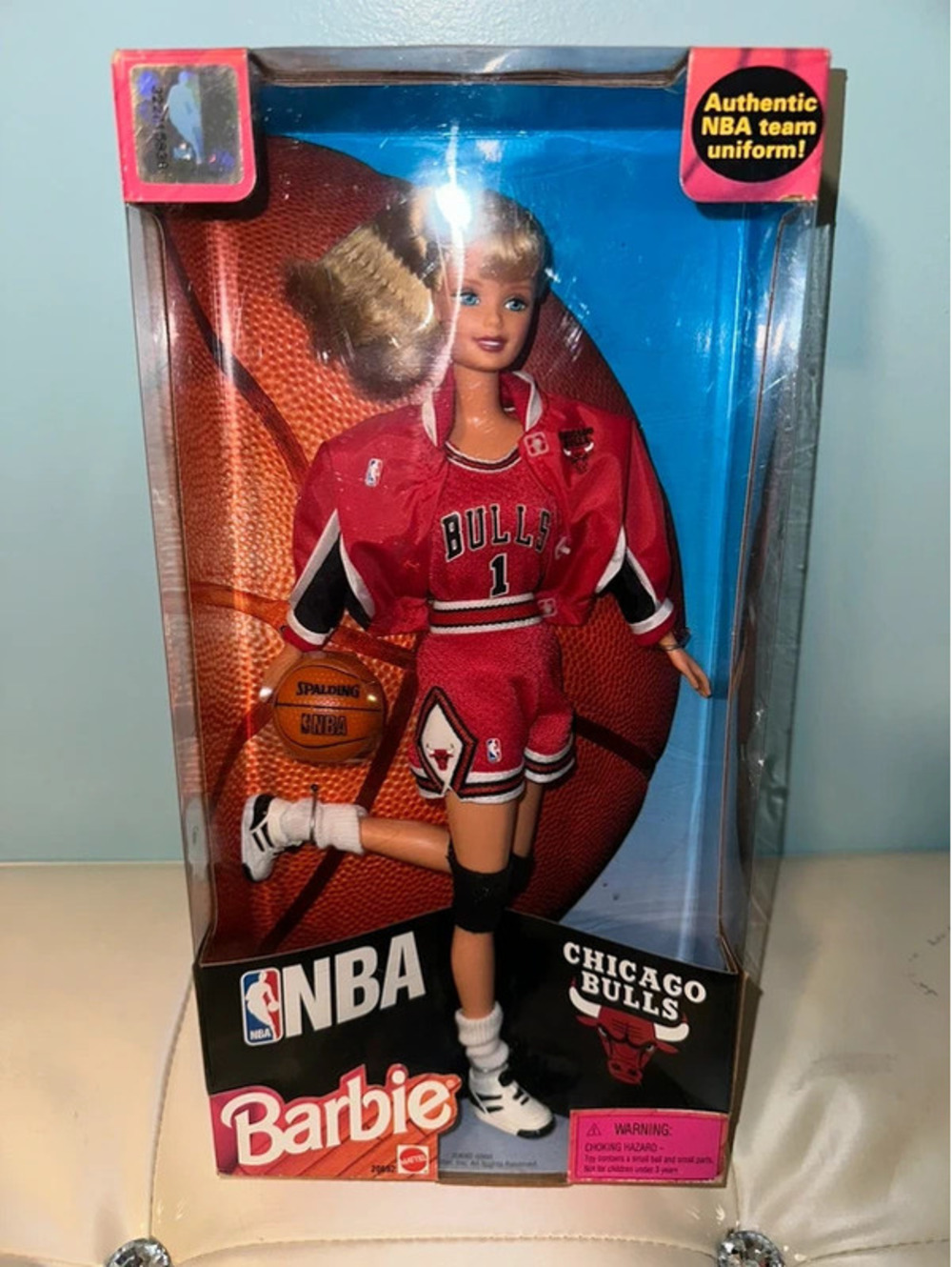 VTG 1998 NBA Chicago Bulls Barbie Matte Collector NWB